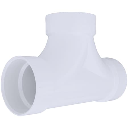 Charlotte Pipe And Foundry 4 In. Schedule 40 DWV 2-Way PVC Cleanout Tee PVC 00448  0800HA